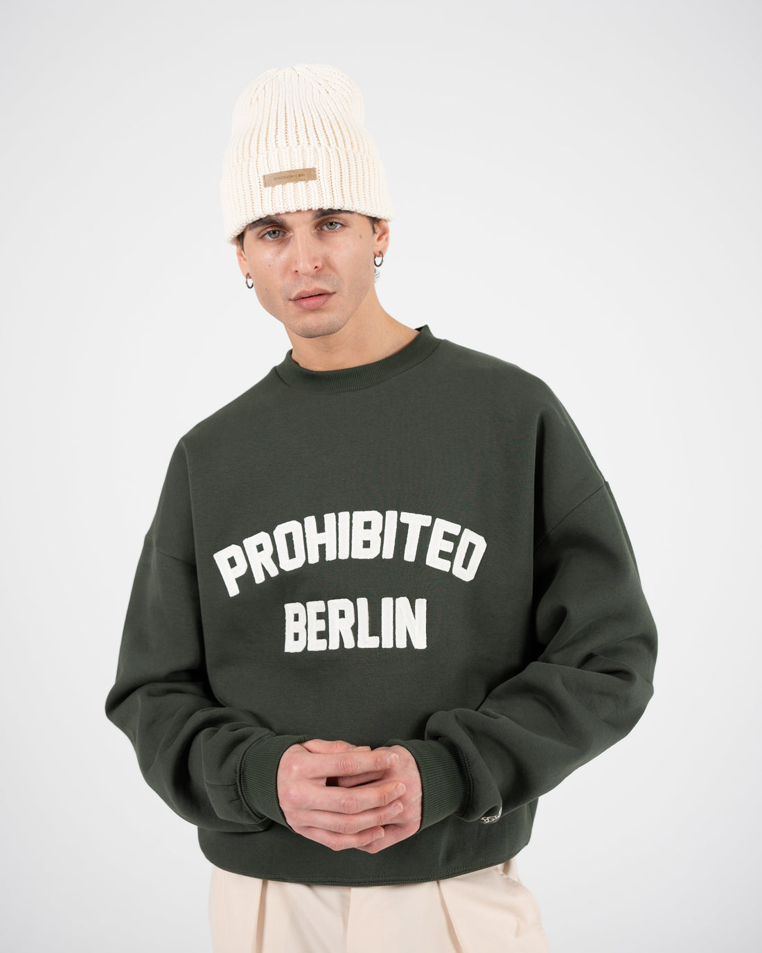 Berlin PB Crew Neck Olive