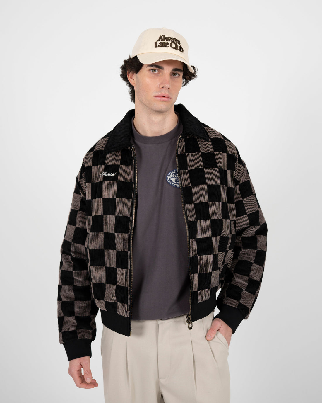 Intercooler Bomber Jacket Plum