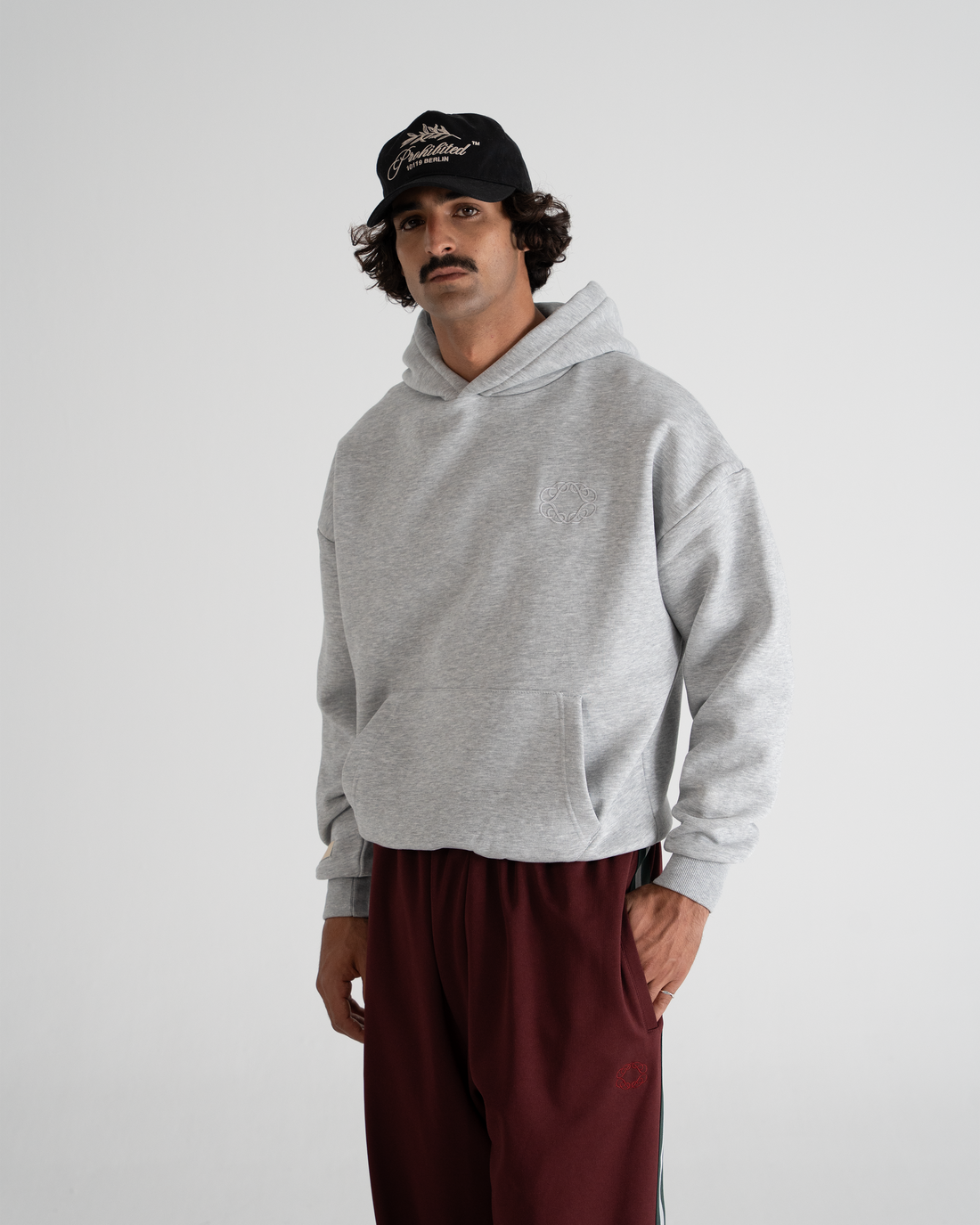 Legacy Hoodie Grey Melange