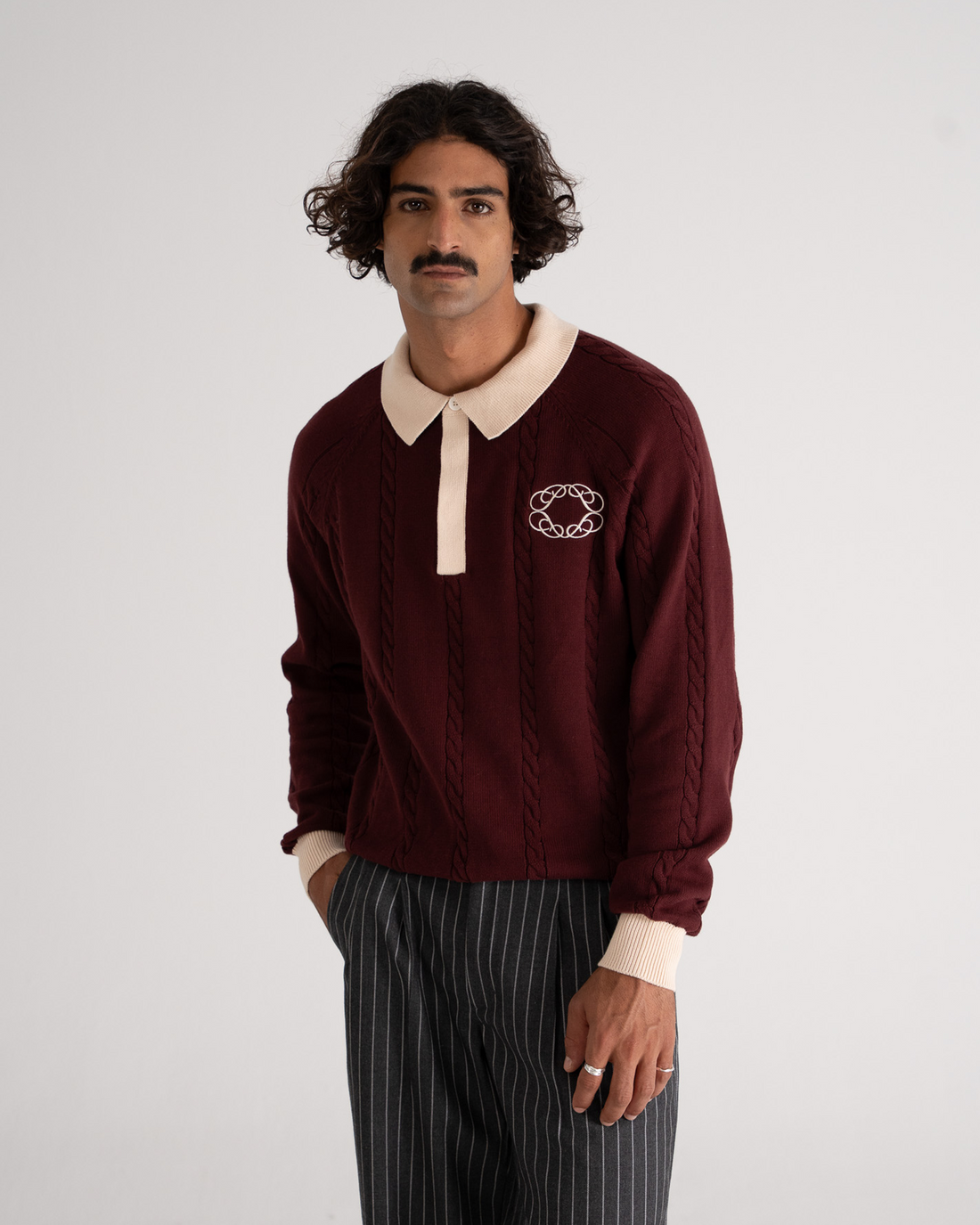 Legacy Knitted Jersey Bordeaux