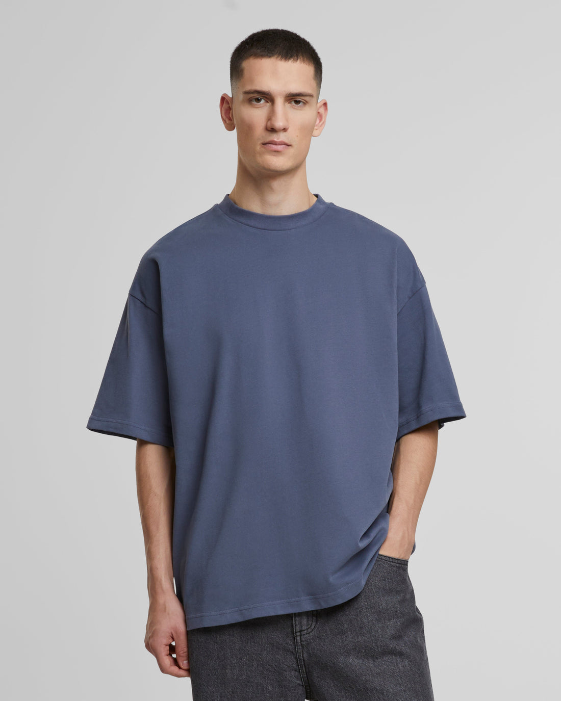 Oversized Tee Steel Grey