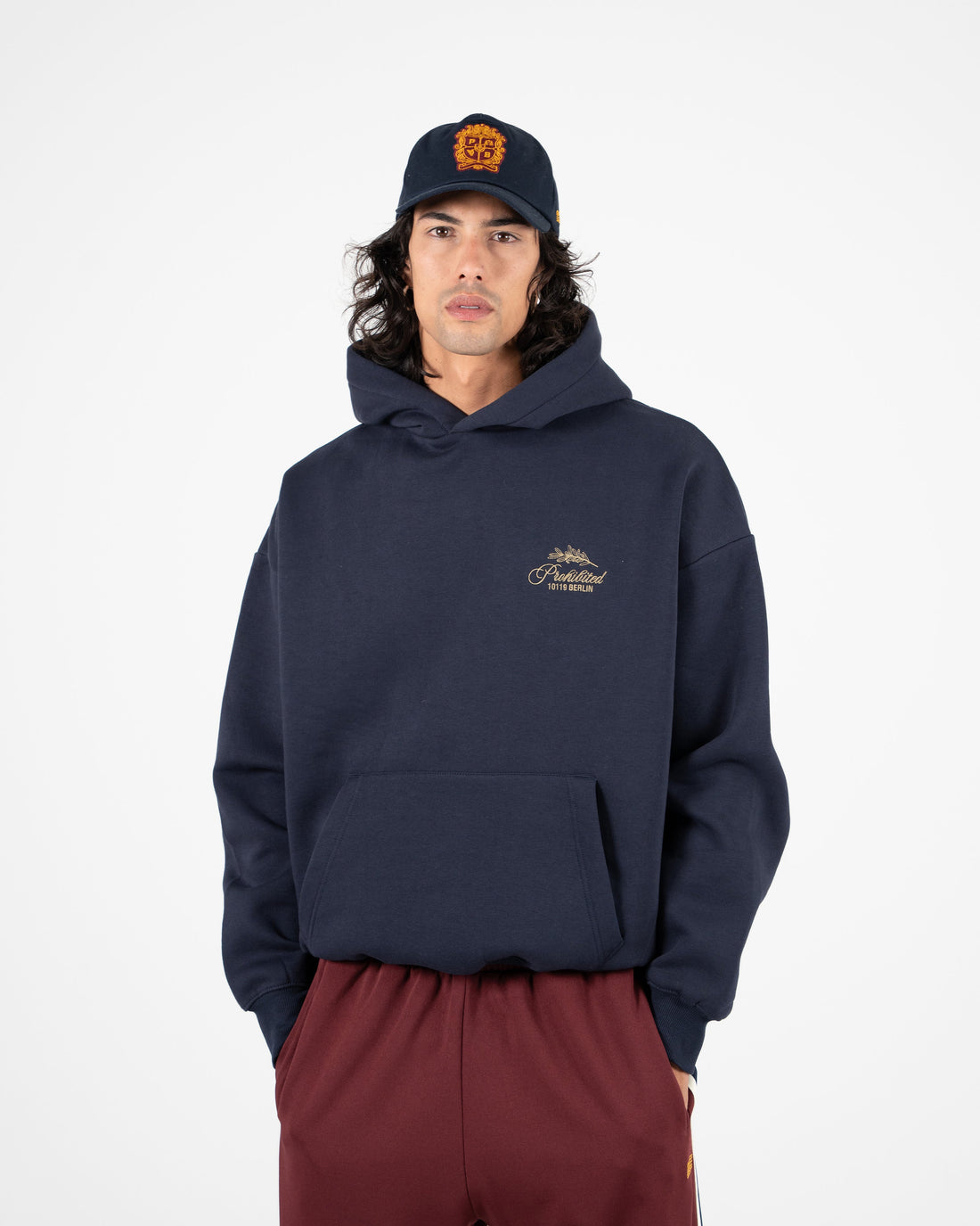 PB Leaf Hoodie Navy