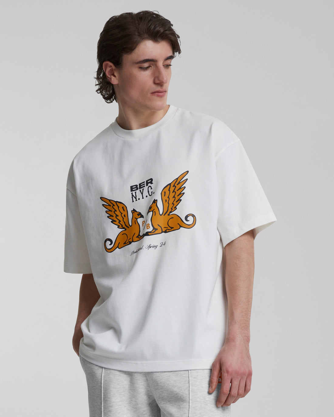 Griffin Tee Off-White
