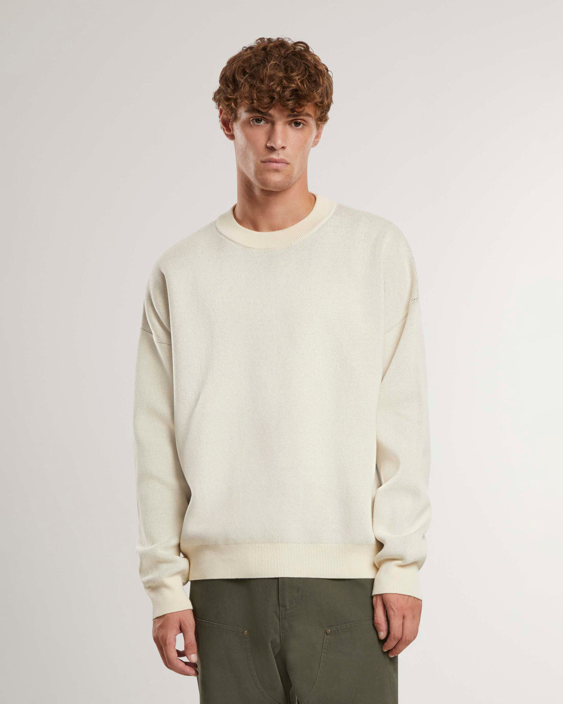 Brixton Knit Sweater Cream