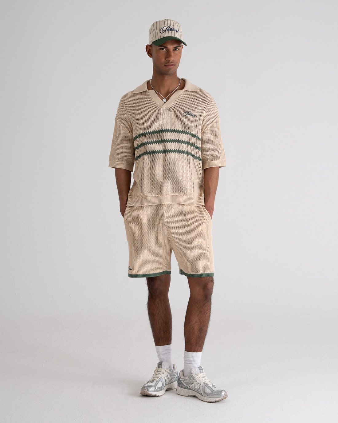 Resort Knitted Shorts Green